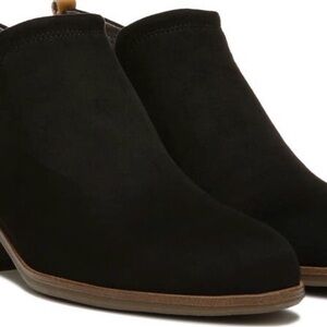 Dr. Scholl's Black Suede Ankle Booties